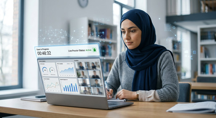 نقش هوش مصنوعی در برگزاری آزمون‌های آنلاین